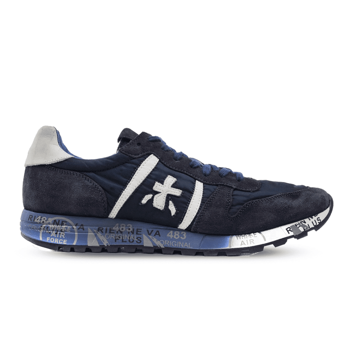 scarpe premiata uomo blu