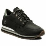 TIMBERLAND-SCARPA DONNA IN PELLE SCAMOSCIA NERA A1IUH