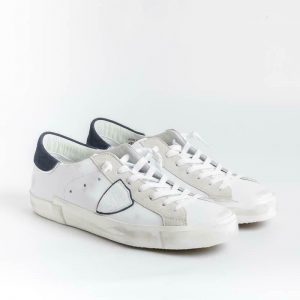 Philippe Model scarpa uomo bassa bianco/blu PRLU VX22