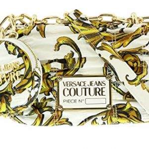 VERSACE JEANS COUTURE  – borsa da donna bianco Baroque tessuto  72VA4BX6