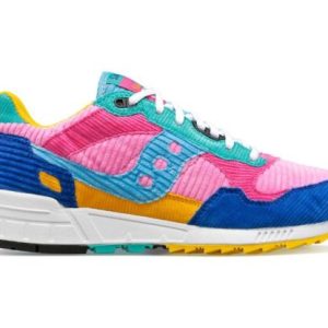 SAUCONY - SCARPA DA DONNA IN VELLUTO A COSTE PATCHWORK SHADOW 5000 S70712-2