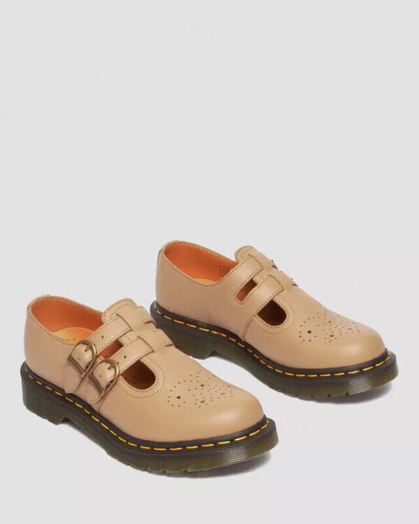 DR.MARTENS - SCARPA DA DONNA IN PELLE MARY JANE 8065 SAVANNAH TAN