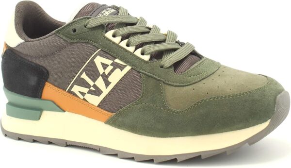 NAPAPIJRI - SCARPA DA UOMO CAMOSCIO E TESSUTO GREEN NP0A4IJL7M71
