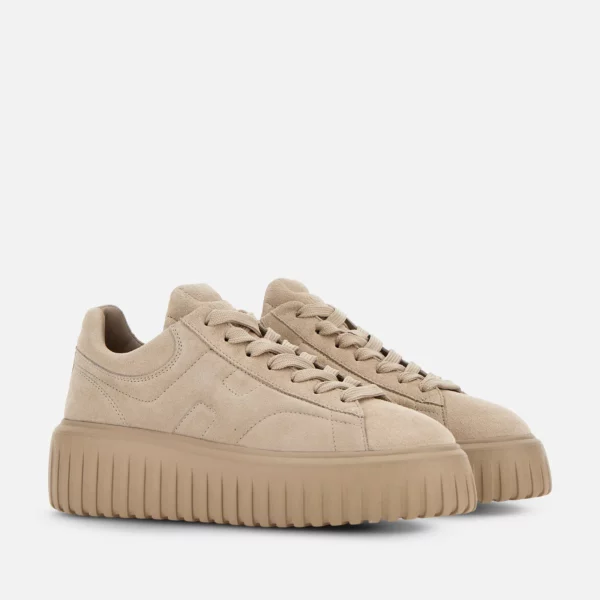 HOGAN - SCARPA DA DONNA CAMOSCIO SABBIA TMM024