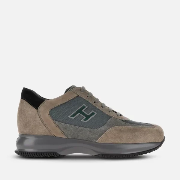 HOGAN - SCARPA DA UOMO INTERACTIVE CAM/TELA GRIGIO 77415J