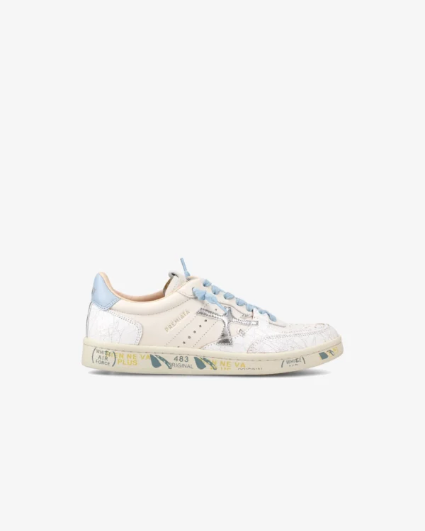 PREMIATA - SCARPA DA DONNA CLAYD 6780 BIANCO CELESTE