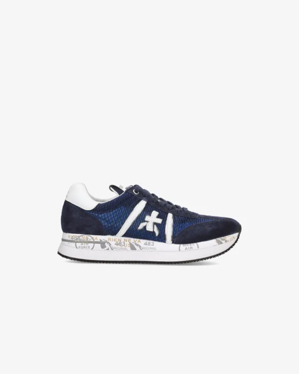 PREMIATA - SCARPA DA DONNA CONNY 7368 CAM/RETE BLU