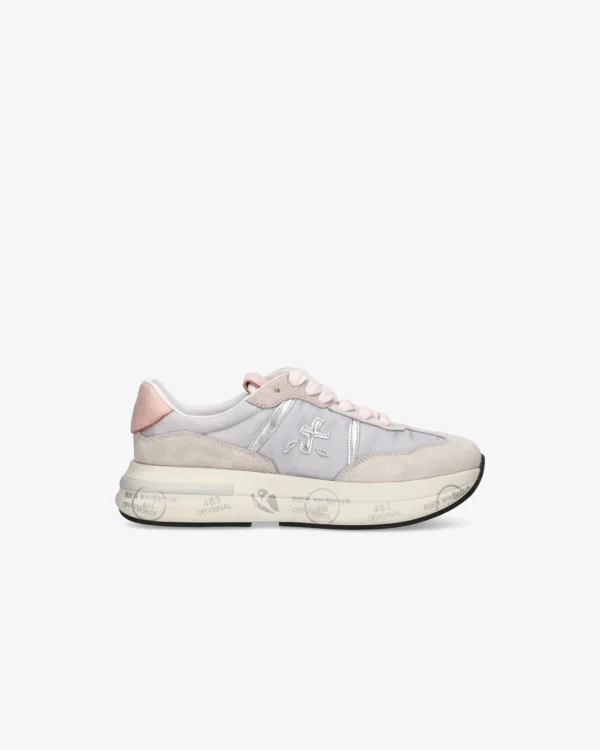 PREMIATA - SCARPA DA DONNA CASSIE 7387 GRIGIO CHIARO