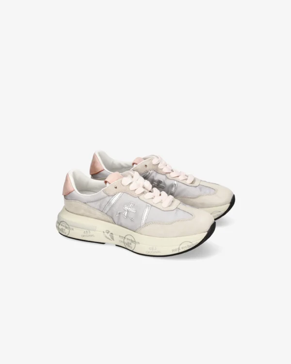 PREMIATA - SCARPA DA DONNA CASSIE 7387 GRIGIO CHIARO - immagine 4