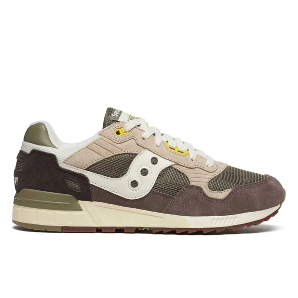 SAUCONY - SCARPA UOMO SHADOW 5000 CAMOSCIO+TESSUTO TORTORA+VERDE S70665-57