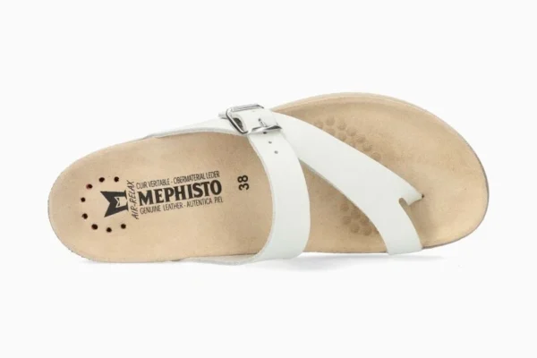MEPHISTO - CIABATTA INFRADITO IN PELLE BIANCA HELEN WHITE - immagine 4