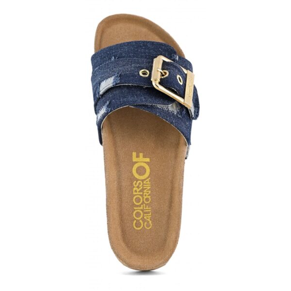 COLORS OF CALIFORNIA CIABATTA DONNA JEANS BIO503 - immagine 4