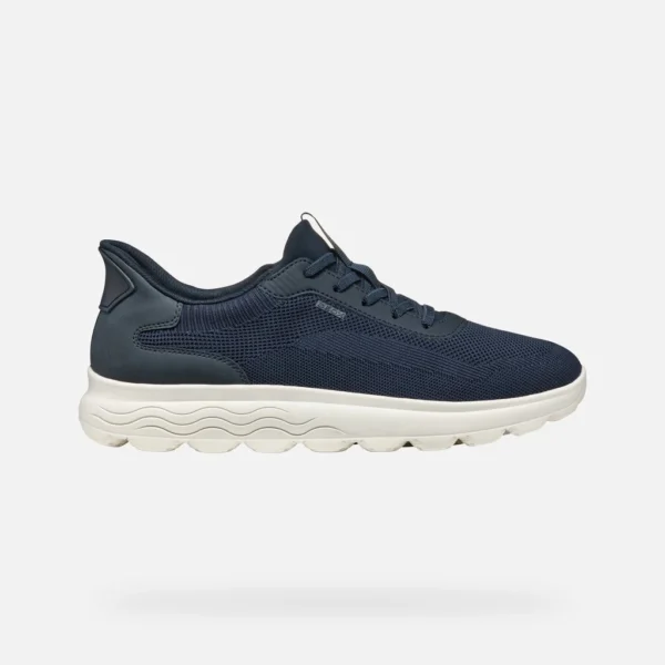 GEOX - SCARPA DA UOMO IN TESSUTO A MAGLIA SPHERICA PLUS U55MPA BLU - immagine 2
