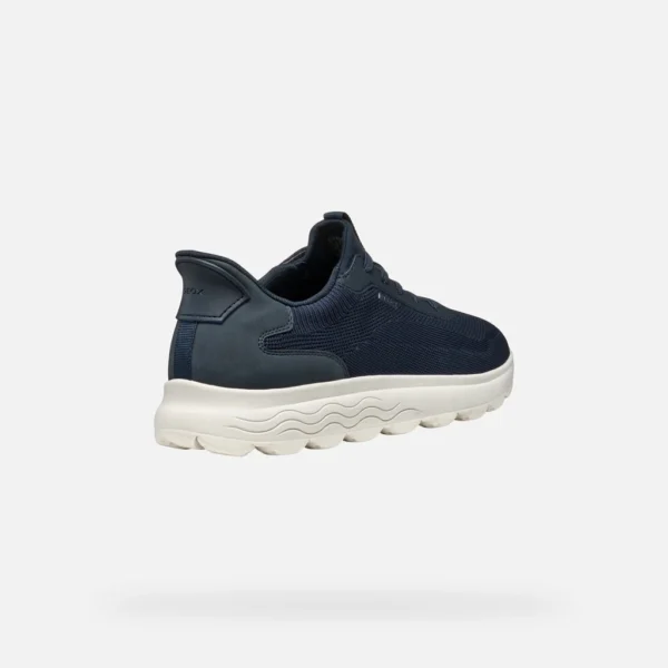 GEOX - SCARPA DA UOMO IN TESSUTO A MAGLIA SPHERICA PLUS U55MPA BLU - immagine 3