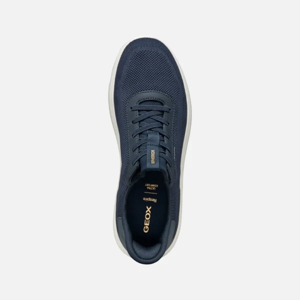 GEOX - SCARPA DA UOMO IN TESSUTO A MAGLIA SPHERICA PLUS U55MPA BLU - immagine 4
