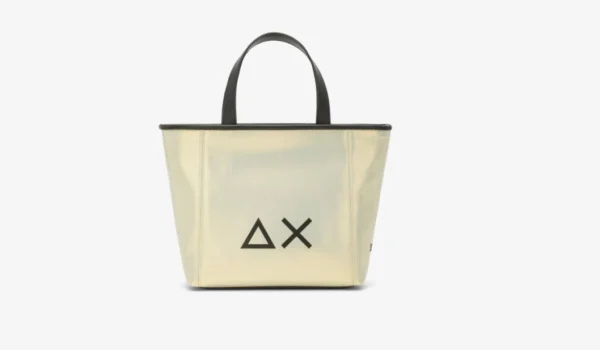 SUN 68 - BORSA DA DONNA SHOPPING PICCOLA IN PERLATO ORO Z35258 XS