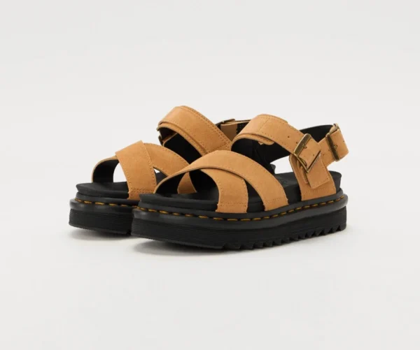 DR MARTENS - SANDALO DA DONNA CAMOSCIO BEIGE VOSS