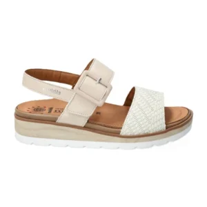 MEPHISTO MOBILS SANDALO DONNA CON PLANTARE ESTRAIBILE MELYSA OFF WHITE